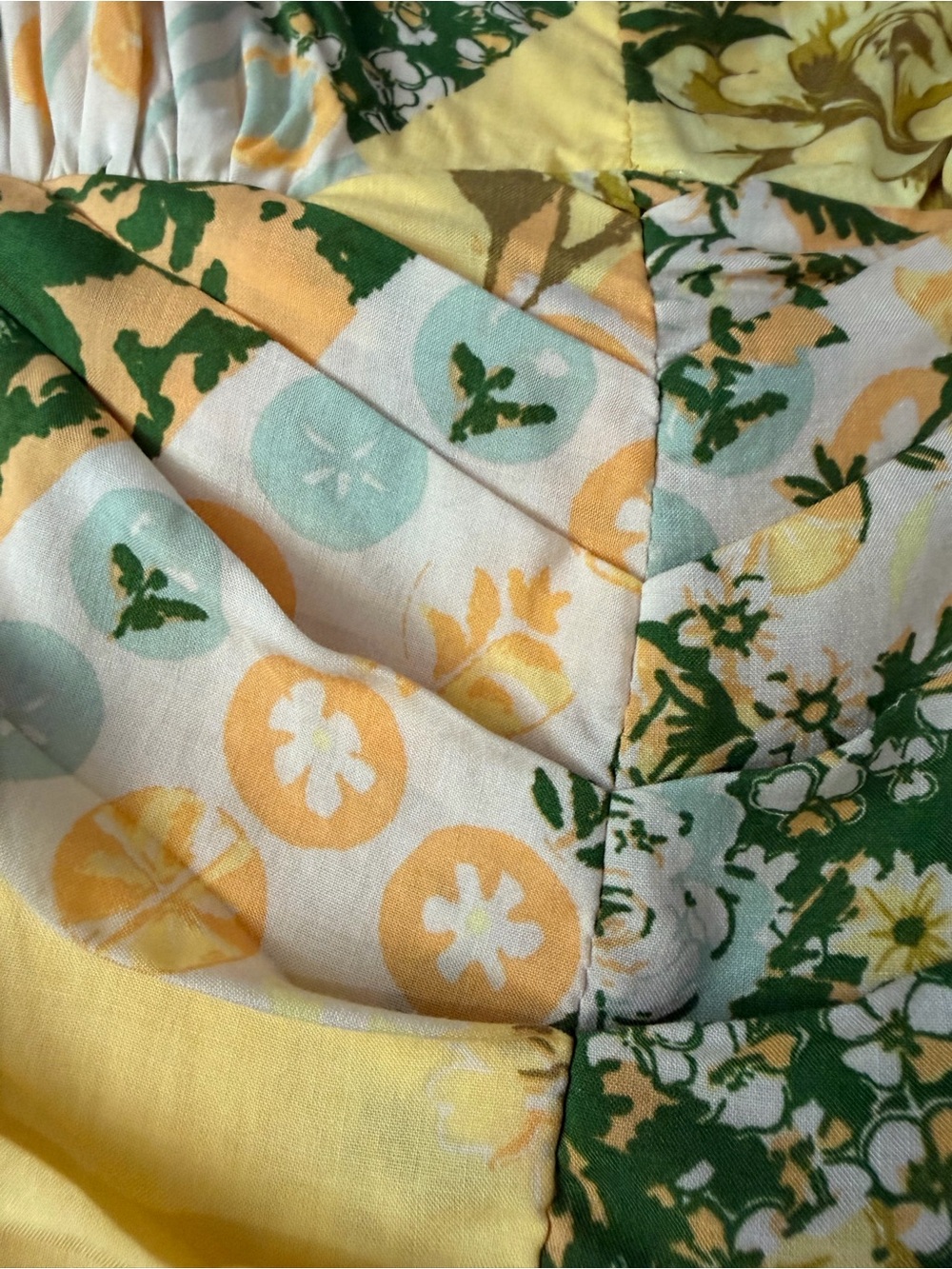 FREE PEOPLE Sasha Dress Maxi Lemon Combo L - Picture 15 of 16